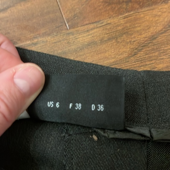 AKRIS Wide Wool Double Face Pants Size 6 - Picture 4 of 4